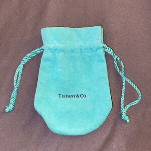 Tiffany & Co jewelry pouch polishing cloth travel traveling Tiffany’s medium